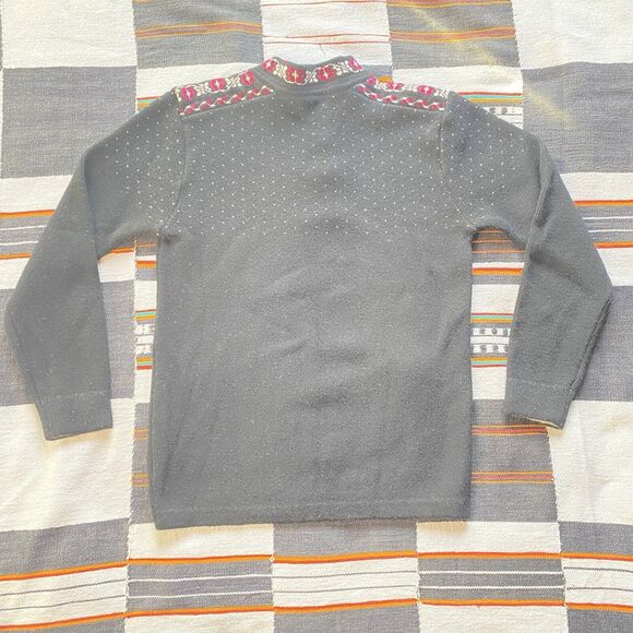 Vintage CB Sports Wool Womens Pullover Sweater. 1/4 Button.  Size 8. Hong Kong. - Picture 11 of 14